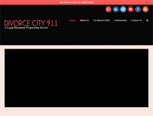 Tablet Screenshot of divorcecity911.com